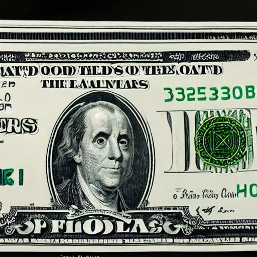 Prompt: 27 dollar bill