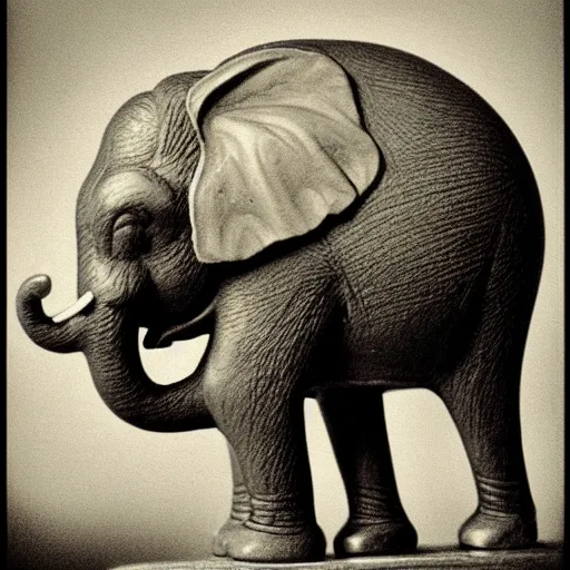 Image similar to John Merrick riding an elephant