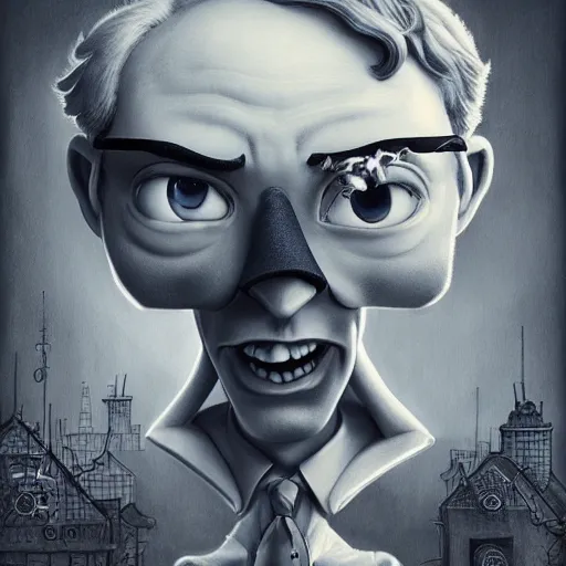 Prompt: Lofi portrait of Sam heughan, Pixar style by Joe Fenton and Stanley Artgerm and Tom Bagshaw and Tim Burton