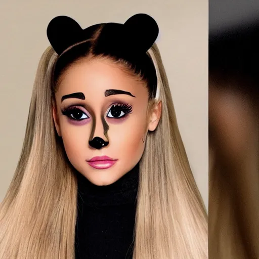 Prompt: ariana grande halloween mask