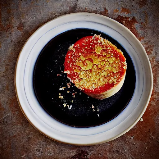 Prompt: a plate, completely empty, culinary art photography