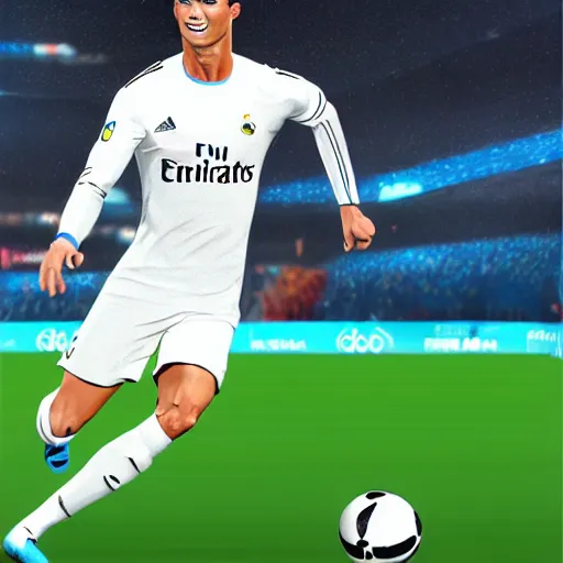 Image similar to Cristiano Ronaldo made by Pixar, 8k