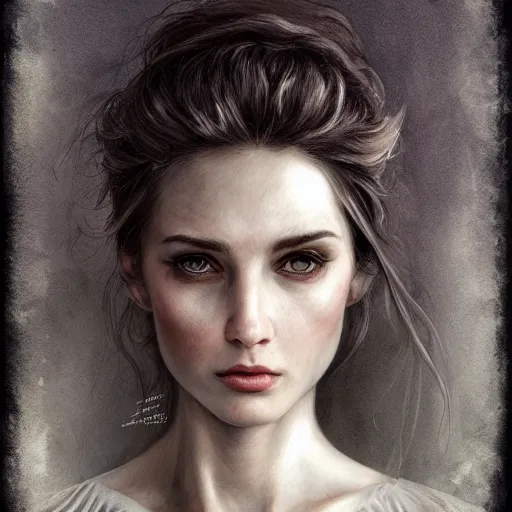 Image similar to character portrait, lean face, cinematic lighting, glowing grey eyes, hyper - detailed, 4 k, high resolution, in the style of charlie bowater, tom bagshaw, single face, symmetrical, headshot photograph, insanely detailed and intricate, beautiful, elegant, watercolor, cinematic, portrait, raphaelite, headroom, pierre - auguste renoir