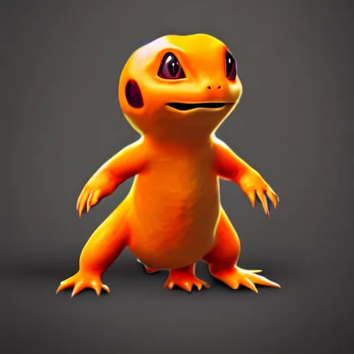 Image similar to real life charmander, realistic, animal photography, photoshop image manipulation, unstylized