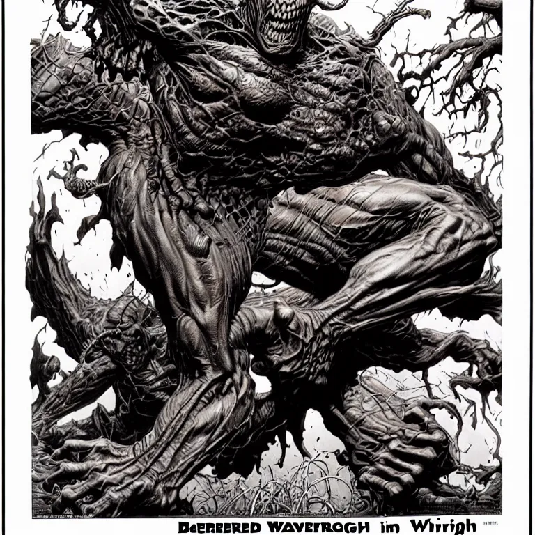 Image similar to advertising campaign by bernie wrightson