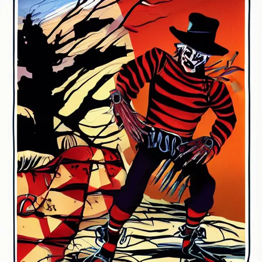 Image similar to Freddy Krueger Saturday Morning Cartoon show