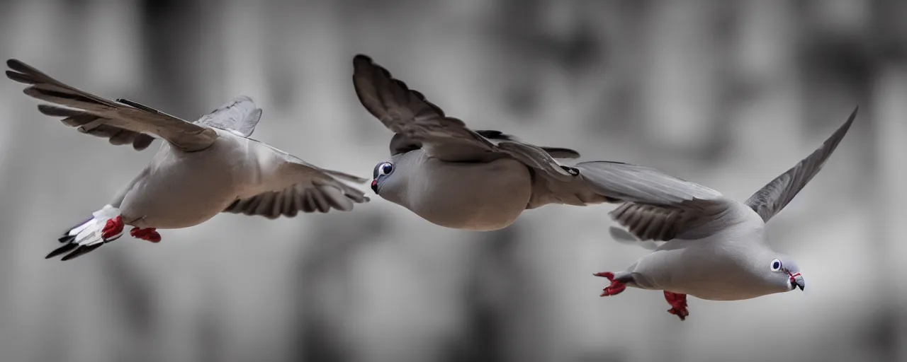 Image similar to bionic carrier pigeon!!!!!!!!!!!!! usb flying!!!!!!! photo photography shallow depth of field soft focus