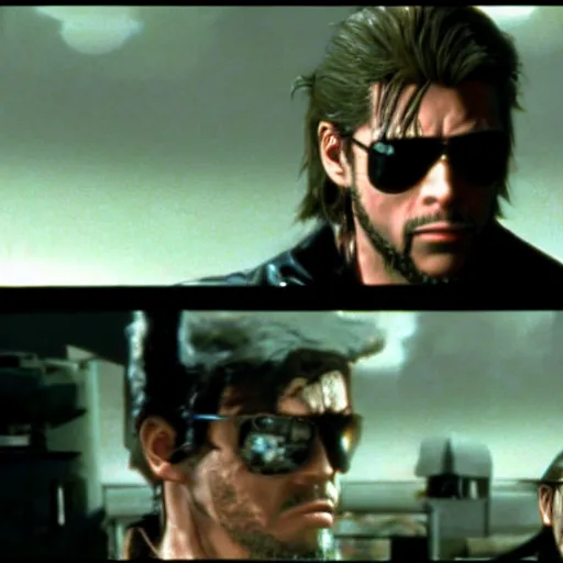 Prompt: metal gear the movie 1 9 8 7, movie screenshot