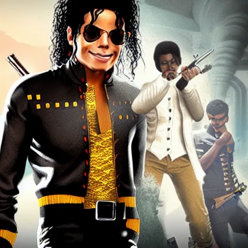 Image similar to Michael Jackson in freefire battlegrounds