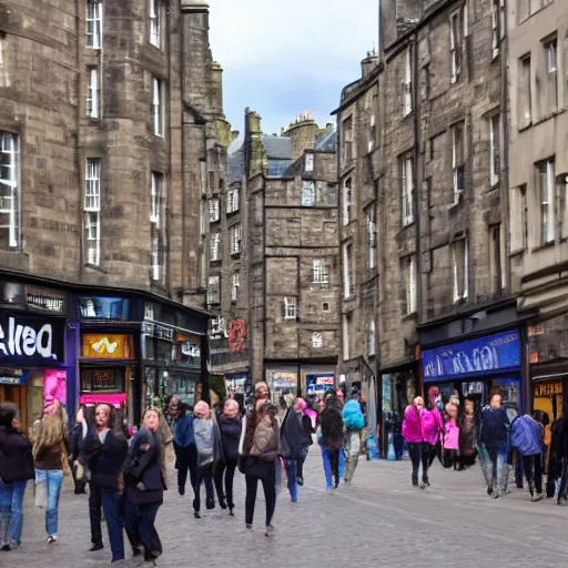 Prompt: HD, edinburgh royal mile, innate style