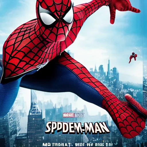 Spiderman 4, movie poster, Stable Diffusion