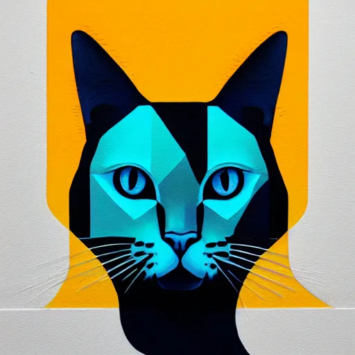 Prompt: Supreme x Quin Cat Profile Picture by Sachin Teng, asymmetrical, Organic Painting , Matte Painting, geometric shapes, hard edges, graffiti, street art,:2 by Sachin Teng:4