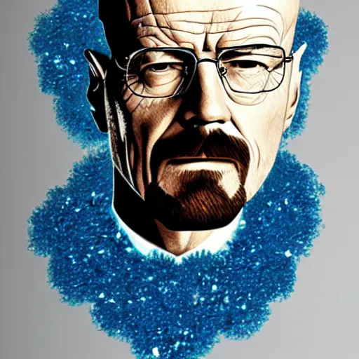 walter white made out of blue diamonds | Stable Diffusion | OpenArt