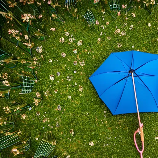 Prompt: a summer themed professional studio photoshoot of an umbrella, hyperdetailed 8k ultradetail cinematic