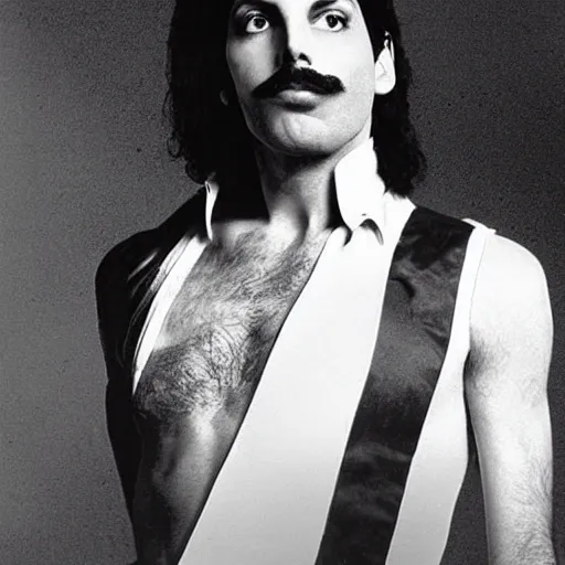 Prompt: freddie mercury photograph