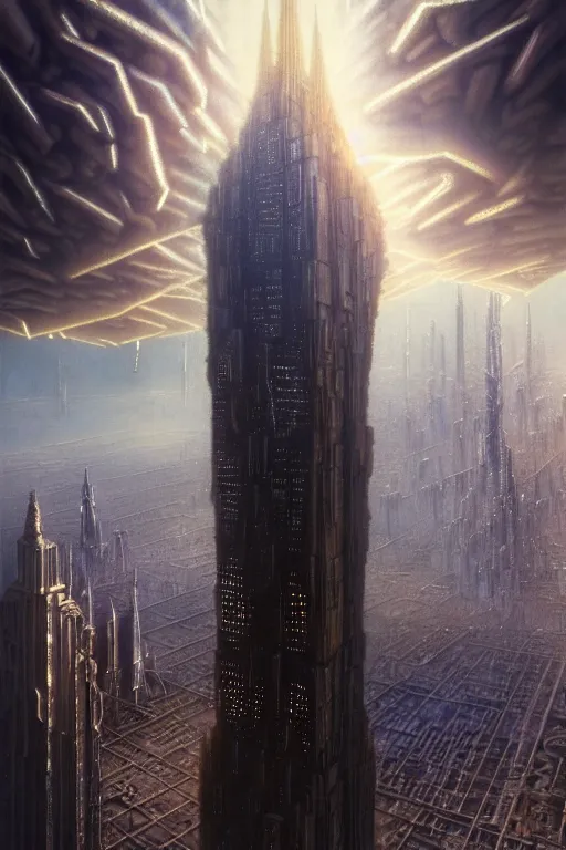 Prompt: hyperrealistic mixed media painting of a colossal giant, towering over a helpless metropolis, fear + despair, stunning 3d render inspired art by P. Craig Russell and Barry Windsor-Smith + perfect facial symmetry + dim volumetric lighting, 8k octane beautifully detailed render, post-processing, extremely hyperdetailed, intricate, epic composition, grim yet sparkling atmosphere, cinematic lighting + masterpiece, trending on artstation, very very detailed, masterpiece, stunning