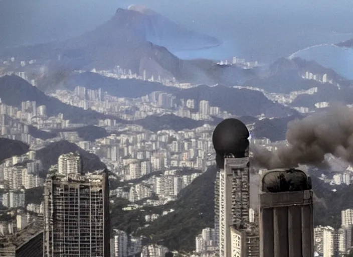 Image similar to nuclear war in rio de janeiro