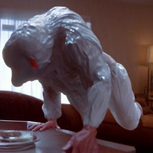 Image similar to Live Action Still of Jerma in Poltergeist, real life, hyperrealistic, ultra realistic, realistic, highly detailed, epic, HD quality, 8k resolution, body and headshot, film still