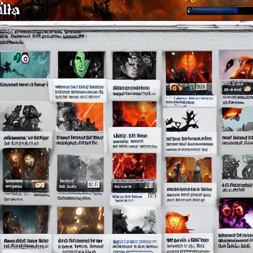 Prompt: screenshot of unsettling wikia wikipedia page, blogpost describing every type of demon