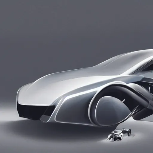 Prompt: sci-fi organic zaha hadid car ash thorp car khyzyl saleem organic car Daniel Simon design formula 1 car airbus design 25% of canvas and wall structure in the coronation of napoleon painting by Jacques-Louis David and in the blade runner 2049 film search pinterest keyshot product render cloudy plastic ceramic material shiny gloss water reflections ultra high detail ultra realism 4k in plastic dark tilt shift