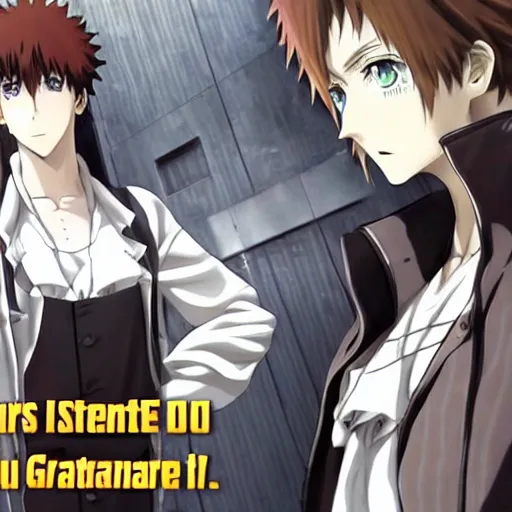 Image similar to screenshot from steins gate