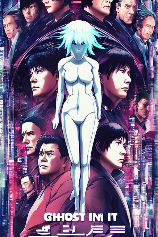 Image similar to ghost in the shell poster