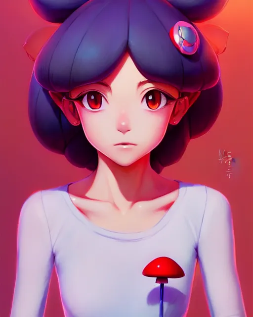 Prompt: princess toadstool, portrait shinkai makoto studio ghibli studio key hideaki anno sakimichan stanley artgerm lau rossdraws james jean marc simonetti elegant highly detailed digital painting artstation pixiv