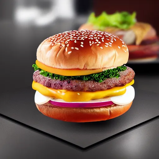 Image similar to a live blobfish inside a burger, lifelike, extremely detailed, 8k resolution