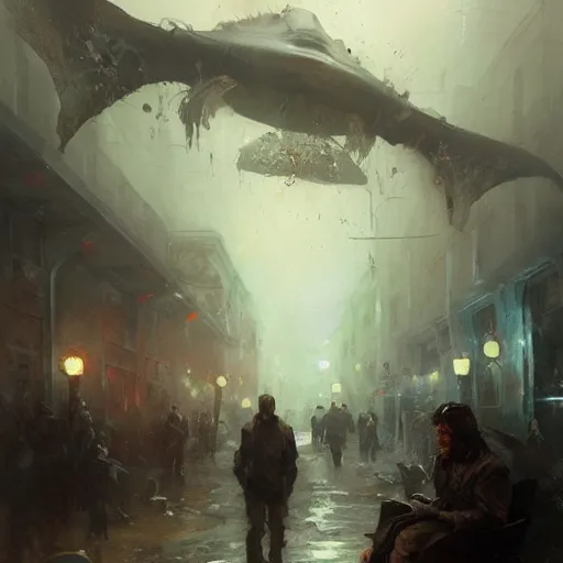 Prompt: innsmouth, painted by raymond swanland, painted by greg rutkowski, painted by jeremy mann, painted by artgerm, painted by igor kieryluk, trending on artstation