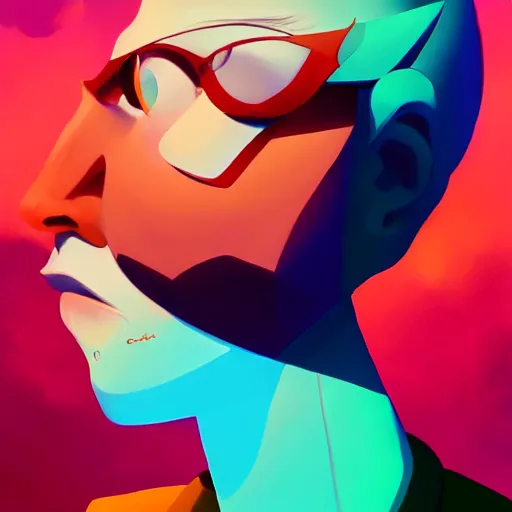 Prompt: face icon stylized minimalist pax, loftis, cory behance hd by jesper ejsing, by rhads, makoto shinkai and lois van baarle, ilya kuvshinov, rossdraws global illumination