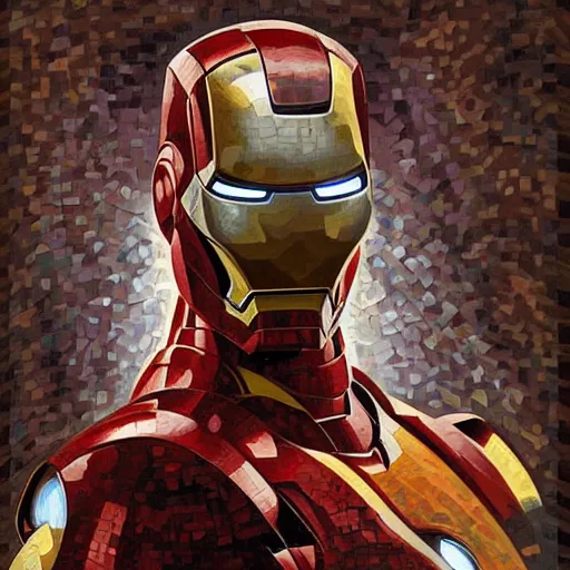 Iron discount man mosaic