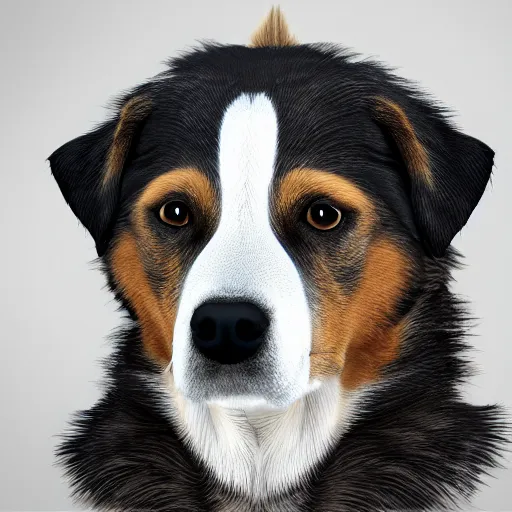 Image similar to a dog named Loki, realistic, photorealistic, 4K