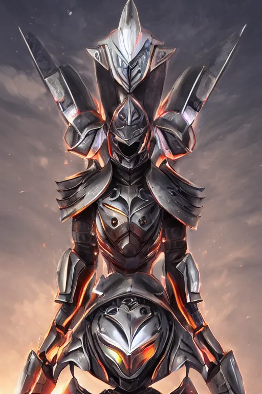 Image similar to helmet armor guardian destiny in witch queen illumination ray tracing hdr fanart arstation by sung choi robot ninja mask and eric pfeiffer and gabriel garza and casper konefal