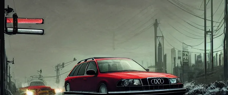 ArtStation - Audi A4 B5