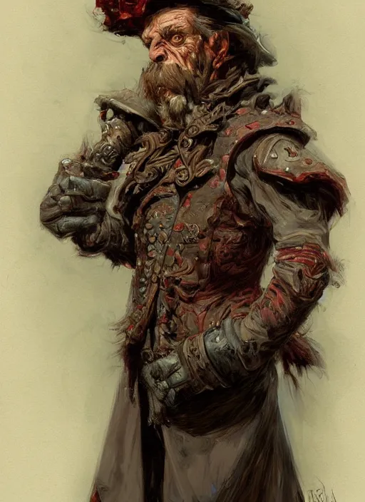 Image similar to close up concept art of a loud victorian character, by sabbas apterus, by donato giancola