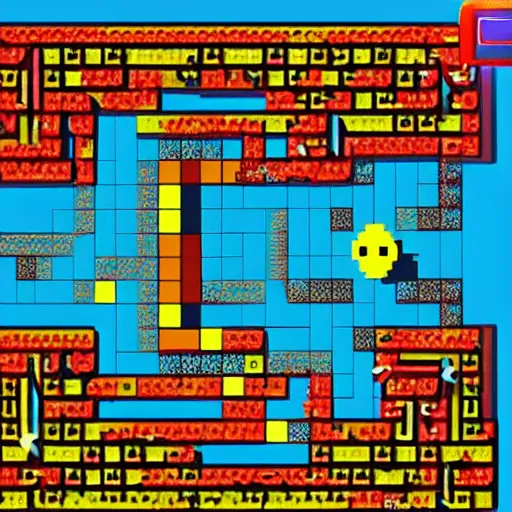 Prompt: pacman released in the year 3127