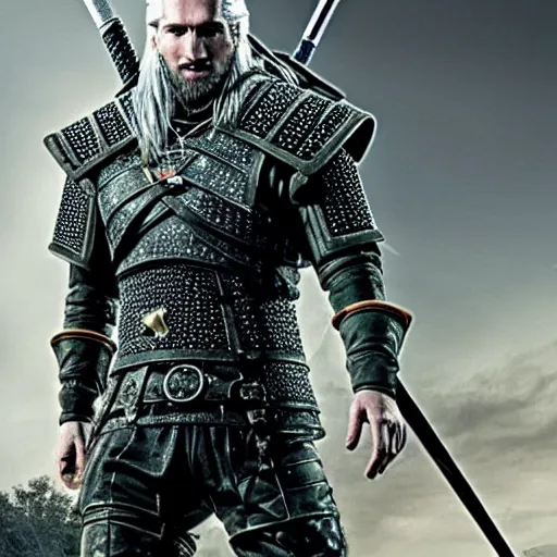 Image similar to Messi as the witcher, the witcher wild hunt, detailed, realistic, Octan, high resolution, unreal,