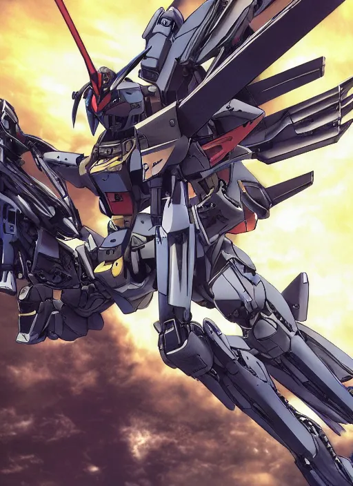 Prompt: Gundam by Yoshitaka Amano, by HR Giger, biomechanical, 4k, hyper detailed, anime, deviantart, artstation