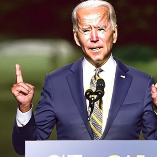 Image similar to Joe Biden as Alien