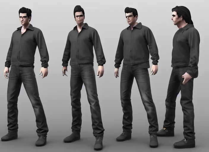 Prompt: 3 d model of zak bagans character in fighting game, stylized 3 d graphics, hdr, ultra graphics, ray tracing, 4 k image