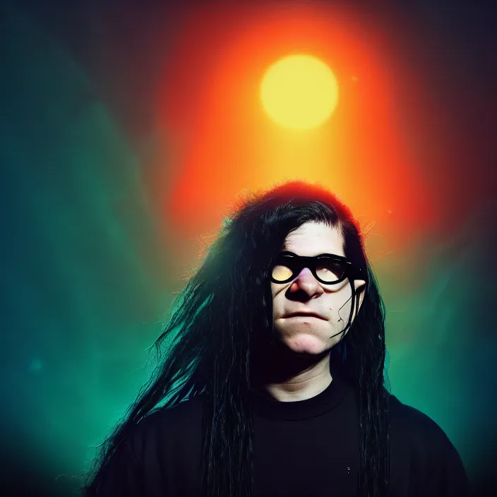 Image similar to skrillex finally releasing his album, masterpiece, trending on artstation, cinematic composition, beautiful lighting, sharp, details, hyper - detailed, hd, hdr, 4 k, 8 k