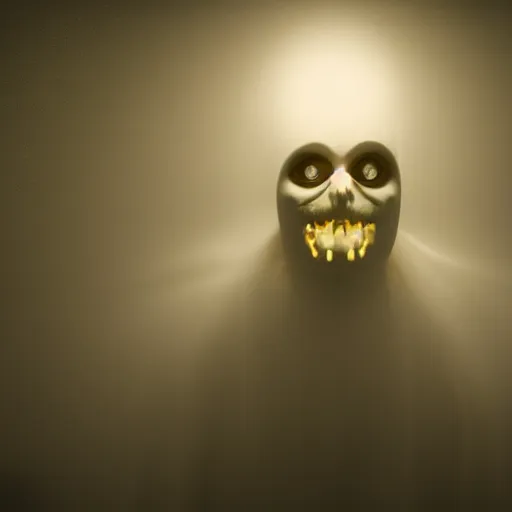 Image similar to scary ghost, illuminated, photorealistic, nightmare fuel, studio lighting, cinematic, 4 k