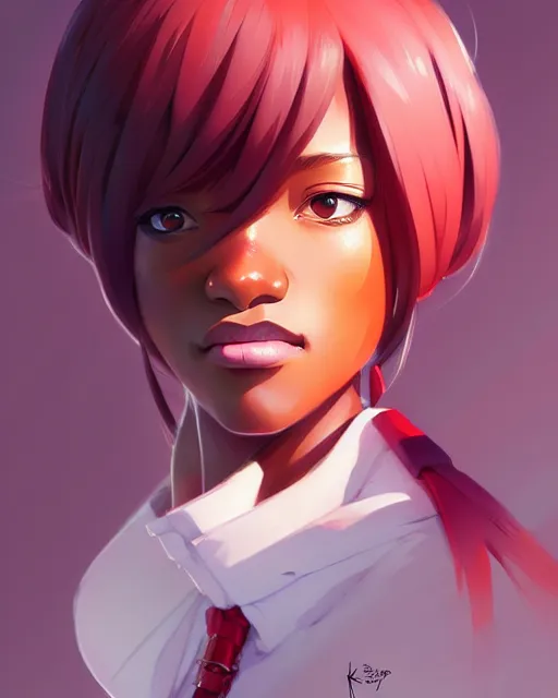 Prompt: keke palmer, portrait shinkai makoto studio ghibli studio key hideaki anno sakimichan stanley artgerm lau rossdraws james jean marc simonetti elegant highly detailed digital painting artstation pixiv