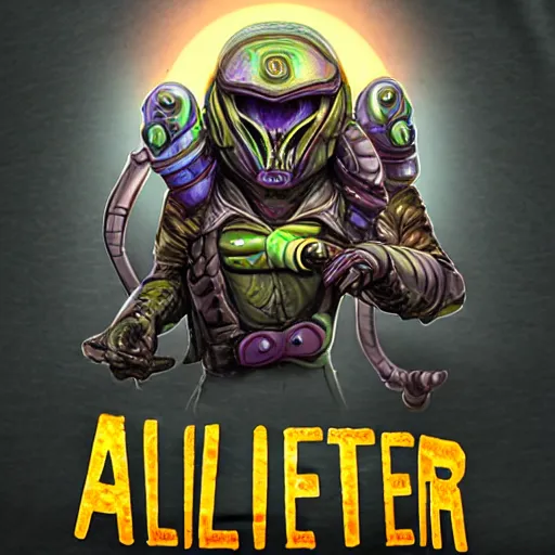 Image similar to alien hunter