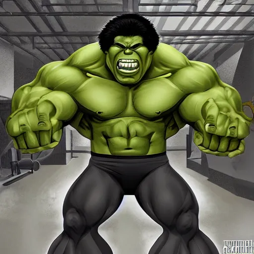 growing yoga - Dr. Hulk - Paintings & Prints, Sports & Hobbies, Other  Sports & Hobbies - ArtPal