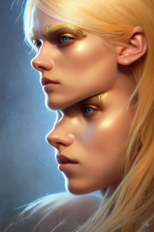 Prompt: symmetry!! portrait of a blonde haired woman in the style of god of war, machine parts embedded into face, intricate, elegant, highly detailed, digital painting, artstation, concept art, smooth, sharp focus, illustration, art by artgerm and greg rutkowski and alphonse mucha, 8 k