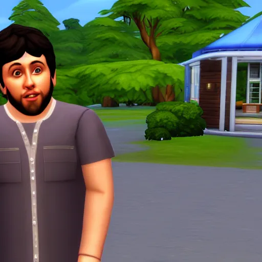 Image similar to Jontron in The Sims 3