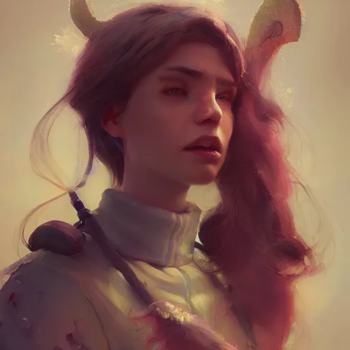 Image similar to a beautiful portrait of a female huggy wuggy from poppy playtime video game, oil painting, Greg Rutkowski, Charlie Bowater, Beeple, unreal 5, DAZ, hyperrealistic, octane render, RPG portrait, dynamic lighting, fantasy art, beautiful face