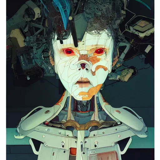 Prompt: citizen portrait soft light painted by james jean and katsuhiro otomo and erik jones, inspired by nigerian akira anime, smooth face feature, intricate oil painting, high detail illustration, sharp high detail, manga and anime 1 9 9 9