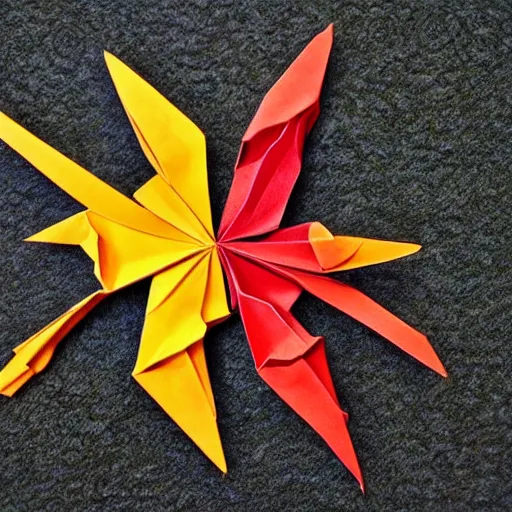 Image similar to origami hydra